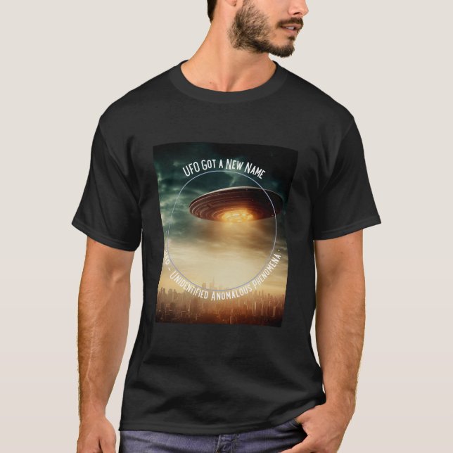 UFO Neuer Name UAP Unidentifizierte anomalische Ph T-Shirt (Vorderseite)