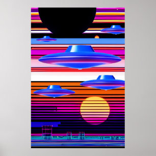 UFO Nostalgie Poster
