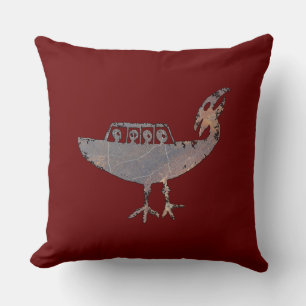 UFO Petroglyph - Talking Canyons, New Mexico Throw Kissen