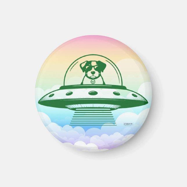 UFO PETS MAGNET (Vorne)