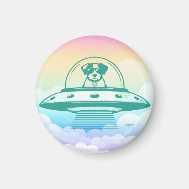 UFO PETS MAGNET (Vorne)