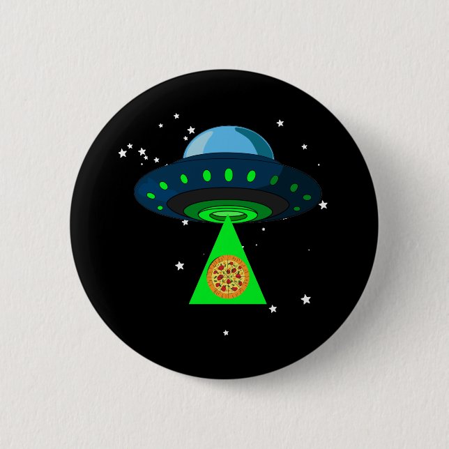 UFO Pizza Pick Up Button (Vorderseite)
