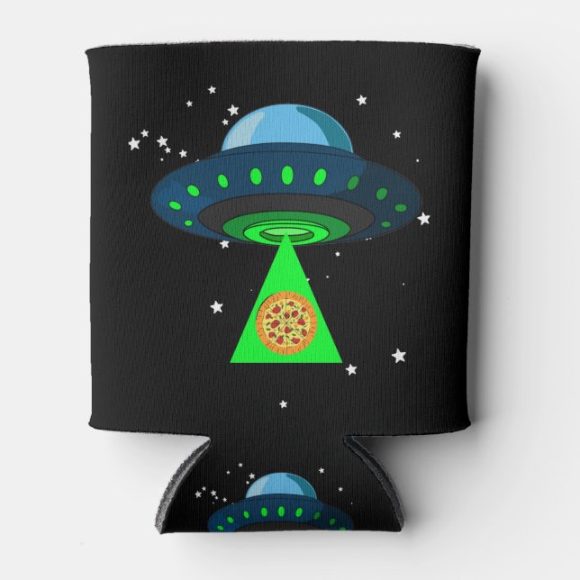 UFO Pizza Pick Up Dosenkühler (Vorderseite)