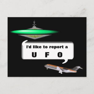 UFO POSTKARTE