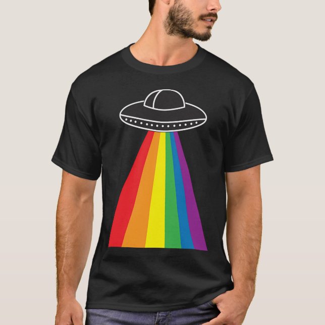 Ufo Rainbow T-Shirt (Vorderseite)