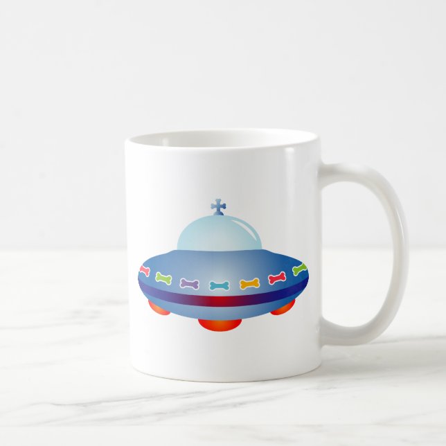 UFO Raumschiff Kaffeetasse (Rechts)
