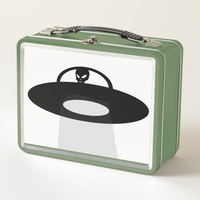 UFO RETRO LUNCHBOX (Vorderseite)