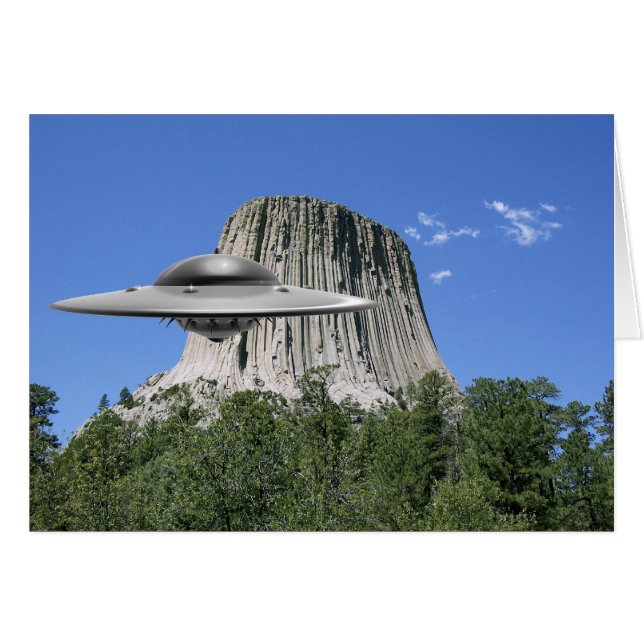 UFO Salamander am Devils Tower (Vorderseite (Horizontal))