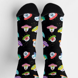 UFO-SCHIFFE MUSTER SOCKEN