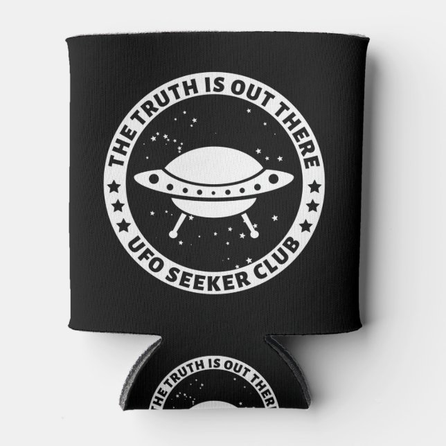 UFO Seeker Club Dosenkühler (Vorderseite)