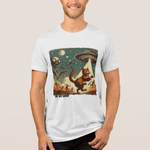UFO Selfie: Vintage Invasion (T - Shirt der Männer