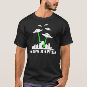 UFO Ships passieren T-Shirt