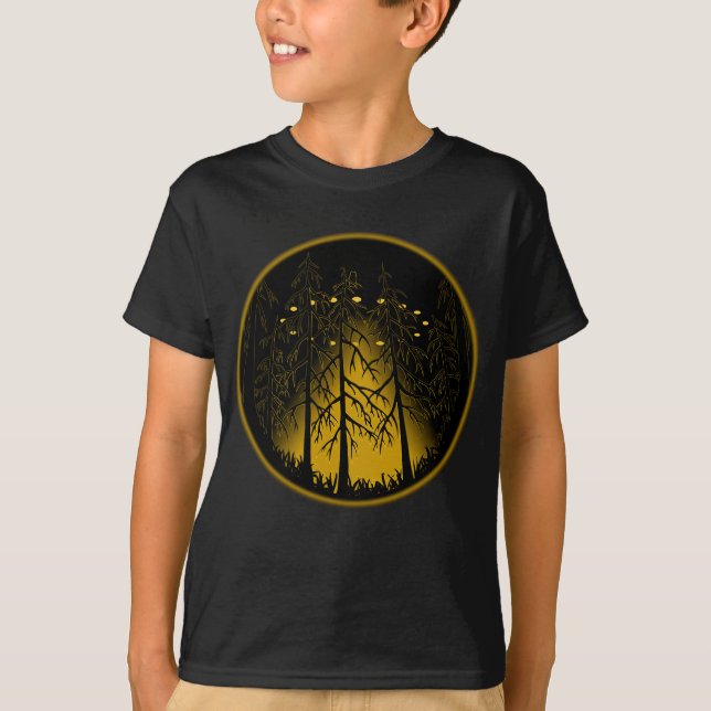 UFO Shirt Kid's UFO w. T-shirt Owl Personnaliser (Devant)