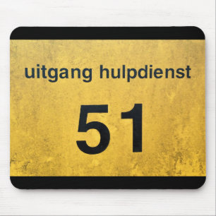 UFO-Sicherheitsausgang Mousepad