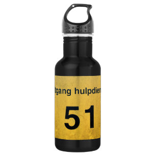 UFO-Sicherheitsausgang Trinkflasche