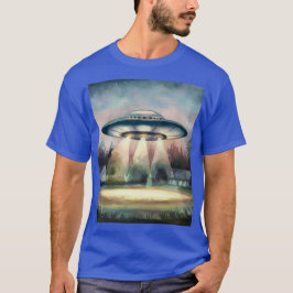 UFO Sighting Wasserfarbe T - Shirt