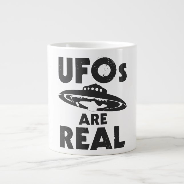 UFO SIND WIRKLICH Jumbo-Tasse (Vorderseite)