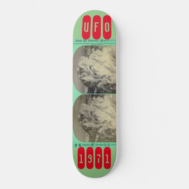 UFO SIND WIRKLICH /TST-Skateboard Skateboard (Vorderseite)