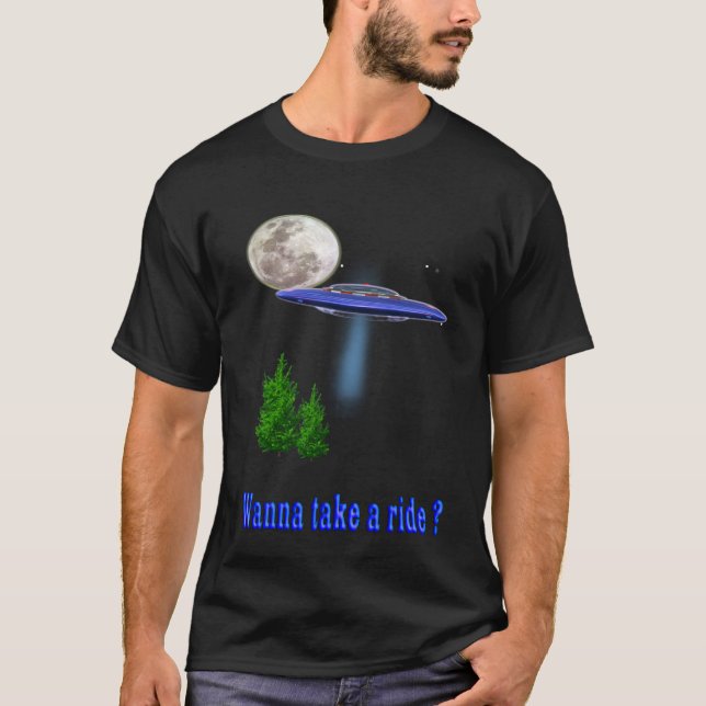 UFO-T-Shirs T-Shirt (Vorderseite)