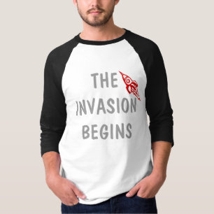 UFO-T - Shirt - Die Invasion beginnt