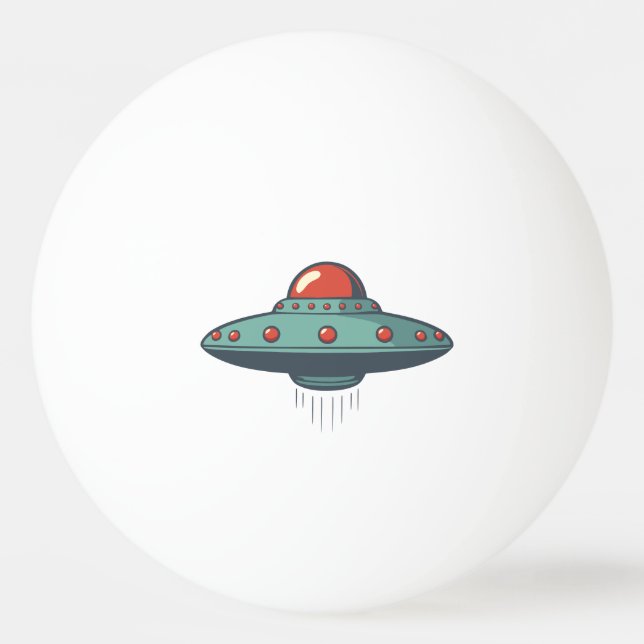 UFO TISCHTENNISBALL (Vorderseite)