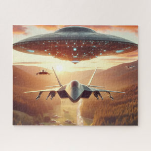 UFO während des Fluges