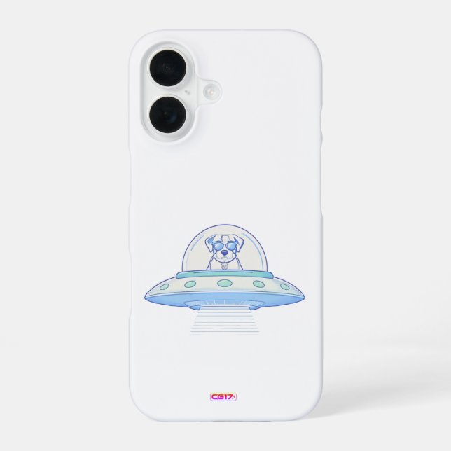 Ufodog logo1  iPhone 16 hülle (Rückseite)