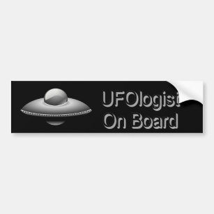 UFOlogist an Bord Autoaufkleber