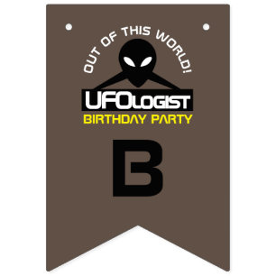UFOlogisten-Party, Geburtstag Wimpelkette