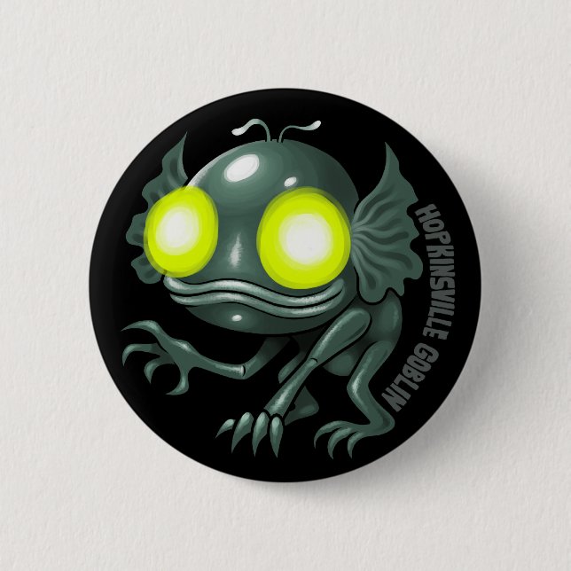 UFOLOGY: Hopkinsville Kobold Button (Vorderseite)
