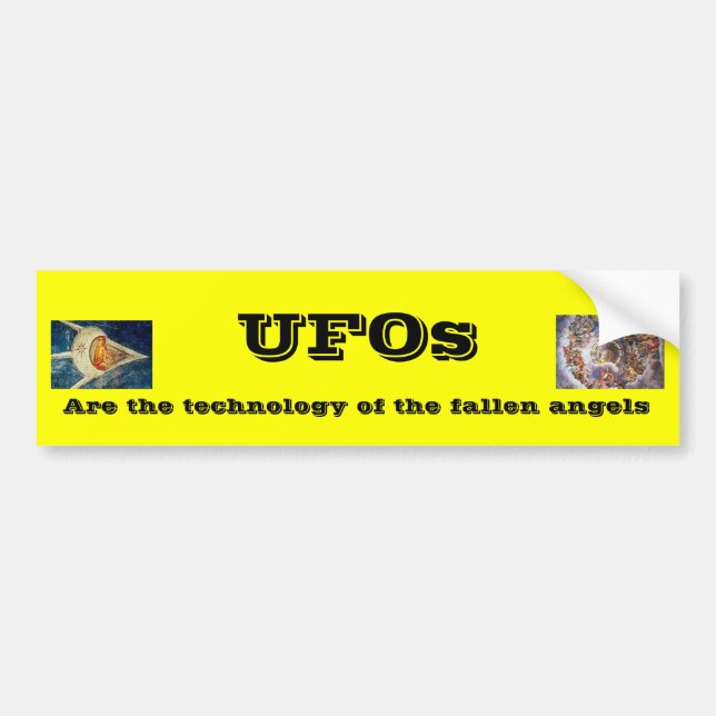 Ufos Autoaufkleber (Vorne)