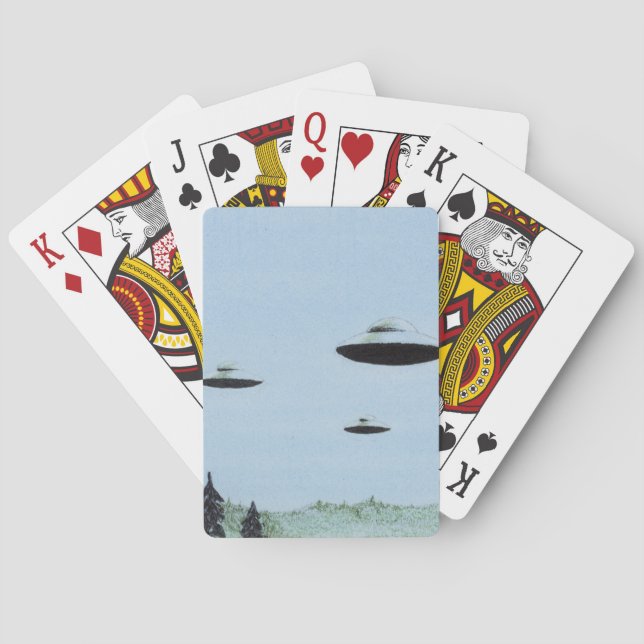 Ufos Spielkarten (Rückseite)