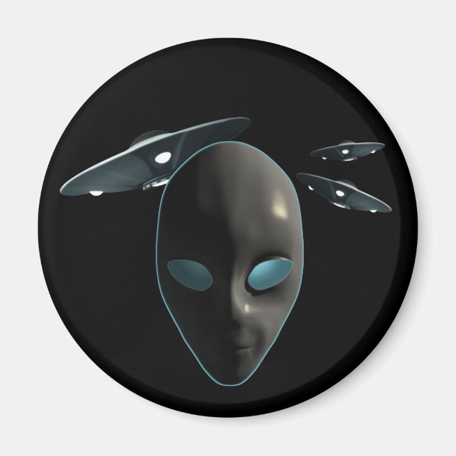 Ufos und Außerirdischen Magnet (Vorne)