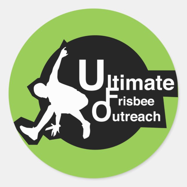 ufosticker2 runder aufkleber (Vorderseite)