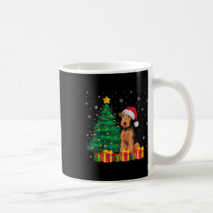 Ugale Airedale Terrier Weihnachtsmannmütze Christm Kaffeetasse