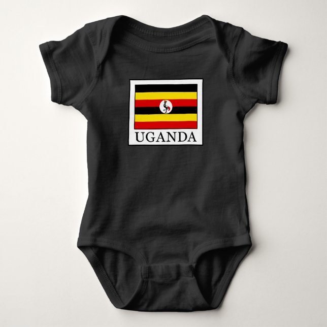 Uganda Baby Strampler (Vorderseite)