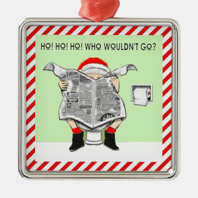 Uganda Christmas Sweater Awards Silbernes Ornament (Vorne)