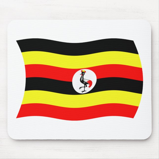 Uganda Flag Mousepad (Vorne)