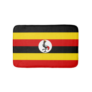 Uganda-Flagge Badematte