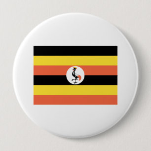 Uganda-Flagge Button