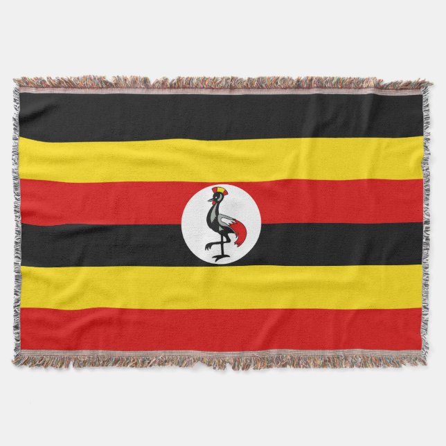 Uganda-Flagge Decke (Vorderseite)