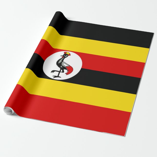 Uganda-Flagge Geschenkpapier (Ungerollt)