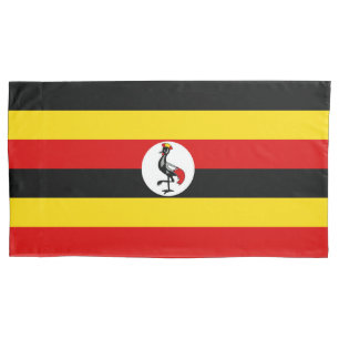 Uganda-Flagge Kissenbezug