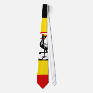 Uganda-Flagge Krawatte