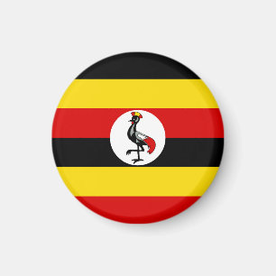 Uganda-Flagge Magnet