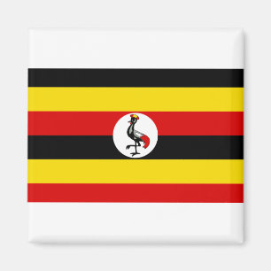 Uganda-Flagge Magnet