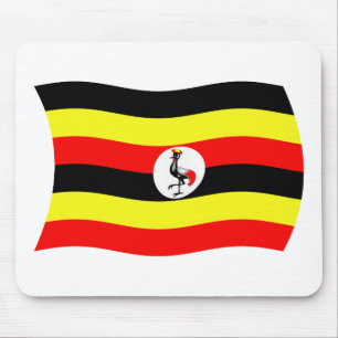 Uganda-Flagge-Mauspad Mousepad