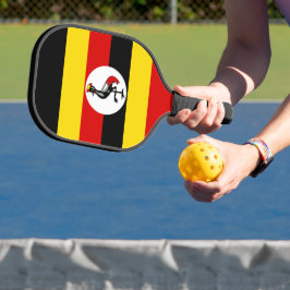 Uganda-Flagge Pickleball Schläger