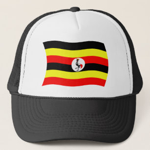 Uganda-Flaggen-Mütze Truckerkappe