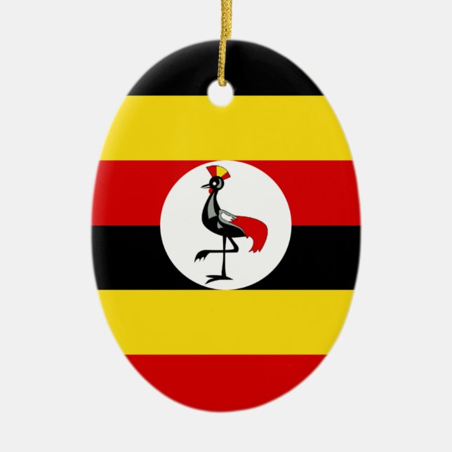 Uganda Keramik Ornament (Vorne)
